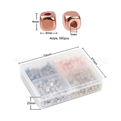 600Pcs 4 Style CCB Plastic Beads&nbsp;CCB-YW0001-05
