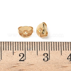 Brass Earring Nuts&nbsp;KK-H083-09G