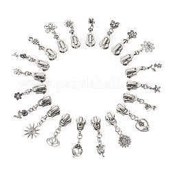 20Pcs Alloy Replacement Zipper Sliders&nbsp;HJEW-TAC0122