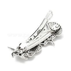 Shell Starfish & Moon Phases Alloy Hair Barrettes&nbsp;PHAR-H071-01AS-A