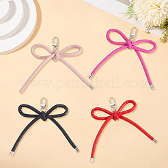 4Pcs 4 Colors Pu Leather Pendant Decorations&nbsp;KEYC-CL0001-13B