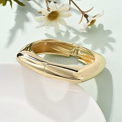 Alloy Hinged Bangles for Women&nbsp;BJEW-D312-02G