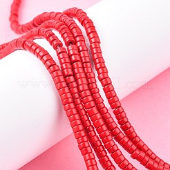 Synthetic Turquoise Beads Strands&nbsp;TURQ-G110-4x2mm-01