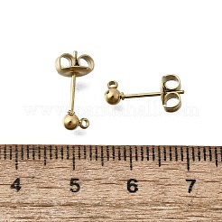 304 Stainless Steel Studs Earring Findings&nbsp;STAS-H233-31G