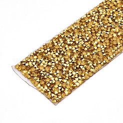 Glitter Resin Hotfix Rhinestone(Hot Melt Adhesive On The Back)&nbsp;OCOR-TA0002-03-01-40mm
