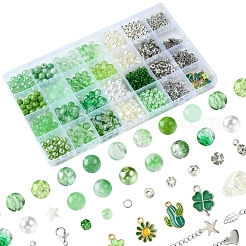 DIY Glass Beads Bracelets Jewelry Making Kit&nbsp;DIY-FS0007-69