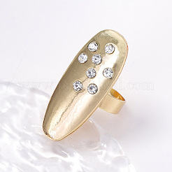 Alloy & Crystal Rhinestone Finger Rings&nbsp;WG04AAB-01