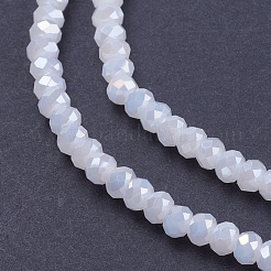 Electroplate Glass Beads Strands&nbsp;GLAA-F076-FR03