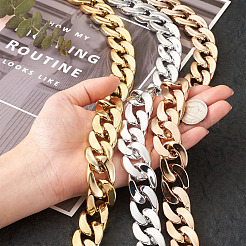 Handmade Plastic Curb Chains&nbsp;AJEW-FW0001-01