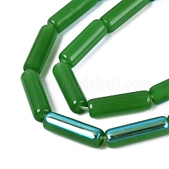 Electroplate Imitation Jade Glass Beads Strands&nbsp;EGLA-Q132-02A-D05