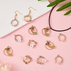 12Pcs Alloy Enamel Pendants&nbsp;JX135A