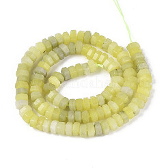 Natural Lemon Jade Beads Strands&nbsp;G-N357-14A-14