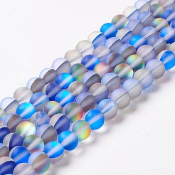 Synthetic Moonstone Beads Strands&nbsp;G-E573-01B-27