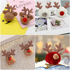 100Pcs 2 Styles Christmas Theme Ornament Accessories&nbsp;FIND-GF0007-15A