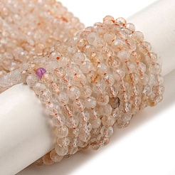Heated Natural Citrine Beads Strands&nbsp;G-A097-A08-04