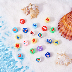 200Pcs Handmade Polymer Clay Beads&nbsp;CLAY-CJ0001-52