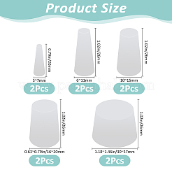 10Pcs 5 Styles Silicone Tapered Plug&nbsp;FIND-FH0016-86