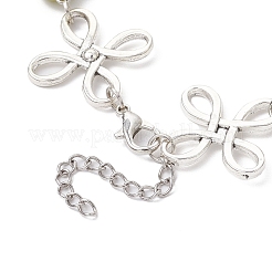 Alloy Natural TaiWan Jade Link Bracelets for Women&nbsp;BJEW-JB11684-03
