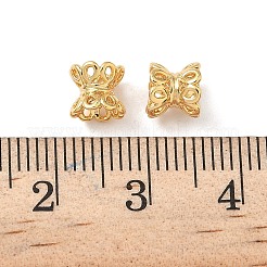 Brass Double Bead Caps&nbsp;KK-C099-10G