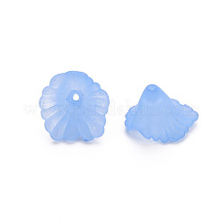 Frosted Acrylic Bead Caps&nbsp;X-MACR-S371-10A