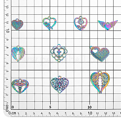 20Pcs 10 Style Alloy Pendants&nbsp;FIND-PH0007-28