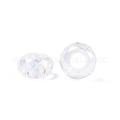 Transparent Glass European Beads&nbsp;GPDL-N005-D14mm-A01