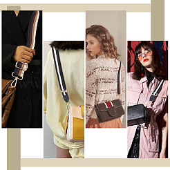 2 Style Stripe Pattern Polyester Bag Tape&nbsp;FIND-FH0002-90