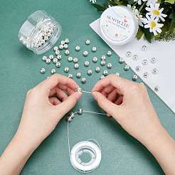 200Pcs DIY Electroplate Non-magnetic Synthetic Hematite Bead Stretch Bracelets Making Kits&nbsp;DIY-SC0014-92B-S
