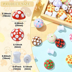 40Pcs 2 Styles Opaque Acrylic Beads&nbsp;MACR-CJ0002-49