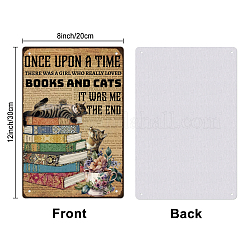 Vintage Metal Tin Sign&nbsp;AJEW-WH0189-202