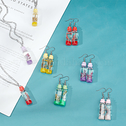 DIY 10 Pairs Wishing Bottle Earring Makings Kit&nbsp;DIY-CA0001-52P