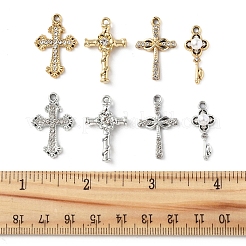 32Pcs 8 Styleas Alloy Crystal Rhinestone Pendants&nbsp;FIND-FS0004-02