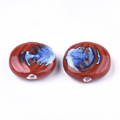 Handmade Porcelain Beads&nbsp;X-PORC-S498-45H