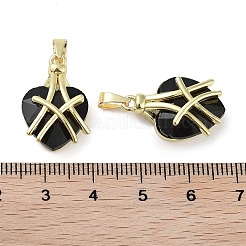Real 18K Gold Plated Brass Glass Pendants&nbsp;KK-R161-01G