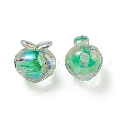 UV Plating Rainbow Iridescent Acrylic Beads&nbsp;OACR-F004-02A