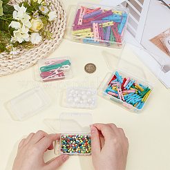 32Pcs 4 Styles Transparent Plastic Storage Boxes&nbsp;CON-BC0007-95