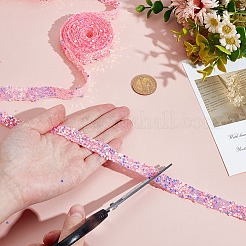 5 Yards Glitter PVC Sequins Hotfix Ornament Accessories&nbsp;DIY-WH0128-19B