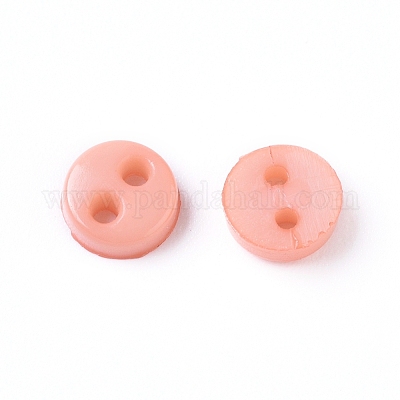Nylon Tiny Button&nbsp;BUTT-WH0014-28Q-1