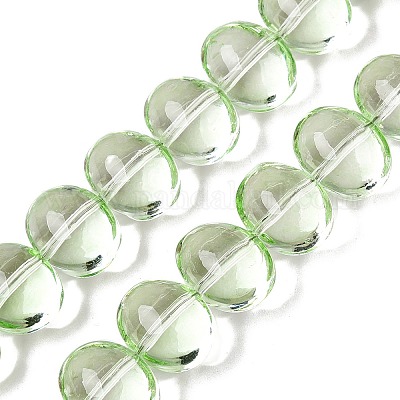 Transparent Electroplate Glass Beads Strands&nbsp;EGLA-N012-06C-1