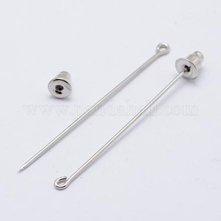 Brass Pin Findings&nbsp;KK-E710-07P-1