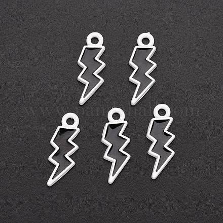 Spray Painted Alloy Enamel Pendants&nbsp;ENAM-R136-35A-1