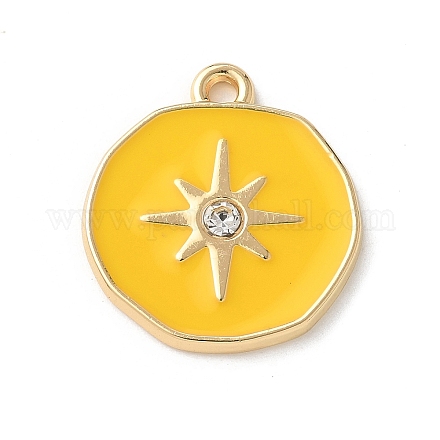 Alloy Enamel Pendants FIND-D276-02A-1