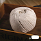 Macrame Cotton Cord, Twisted Cotton Rope, for Wall Hanging, Plant Hangers, Crafts and Wedding Decorations, PapayaWhip, 4mm, about 120.29 yards(110m)/roll