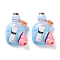 Marine Series Resin Cabochons, Bottle Post, Blue, 30x21x9mm
