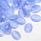 Cat Eye Cabochons, Oval, Cornflower Blue, 12x10x2mm