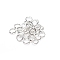 Iron Open Jump Rings, Silver, 4x0.5mm