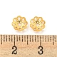 925 Sterling Silver Bead Caps&nbsp;STER-U002-04G-3