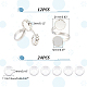 DIY Blank Dome Ring Making Kit&nbsp;DIY-UN0004-56-3