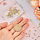 100Pcs 2 Colors Brass Crimp Beads&nbsp;KK-BBC0014-31-3