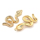 Rack Plating Alloy Pendants with Rhinestone&nbsp;PALLOY-Q005-03G-01A-2